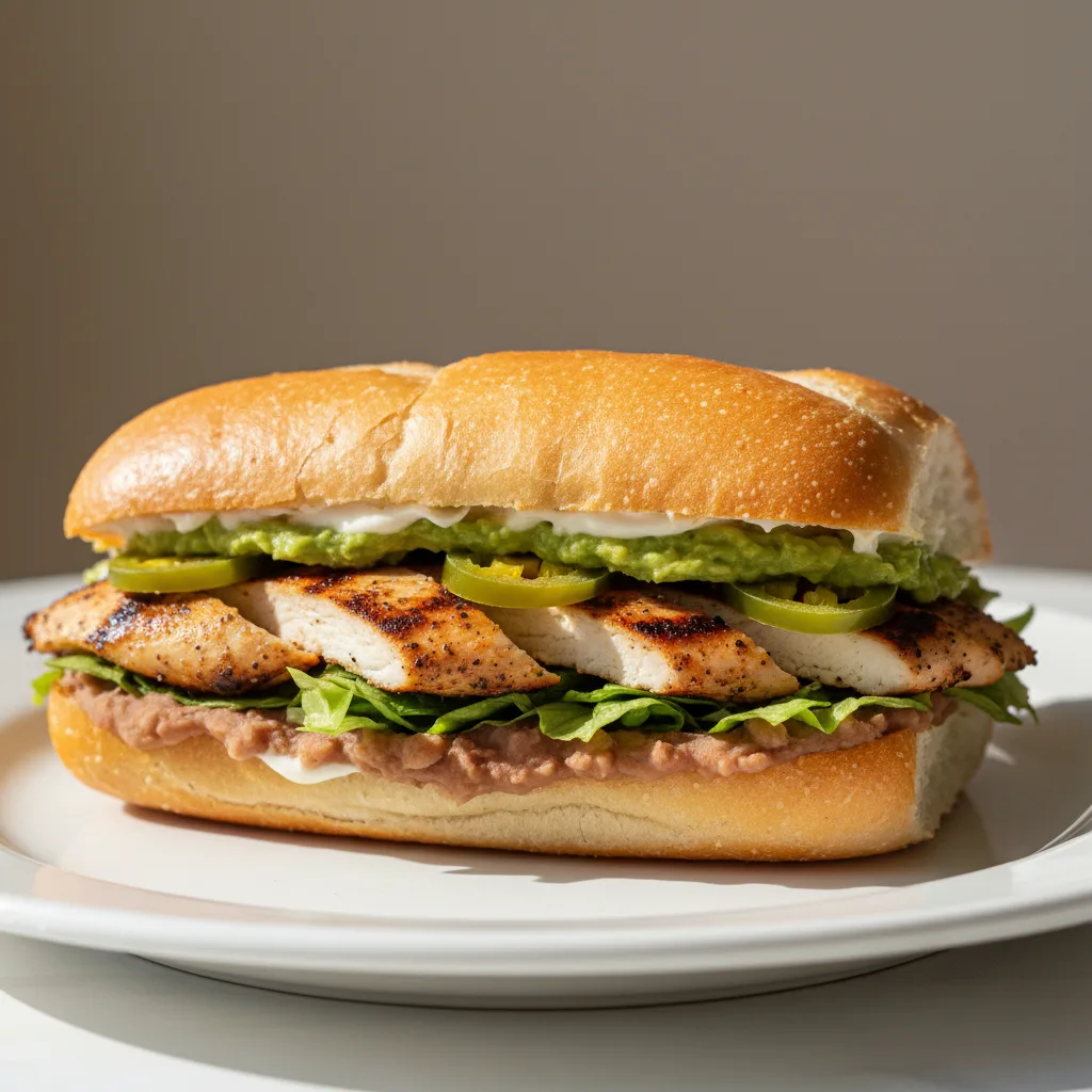 Grilled Chicken Torta