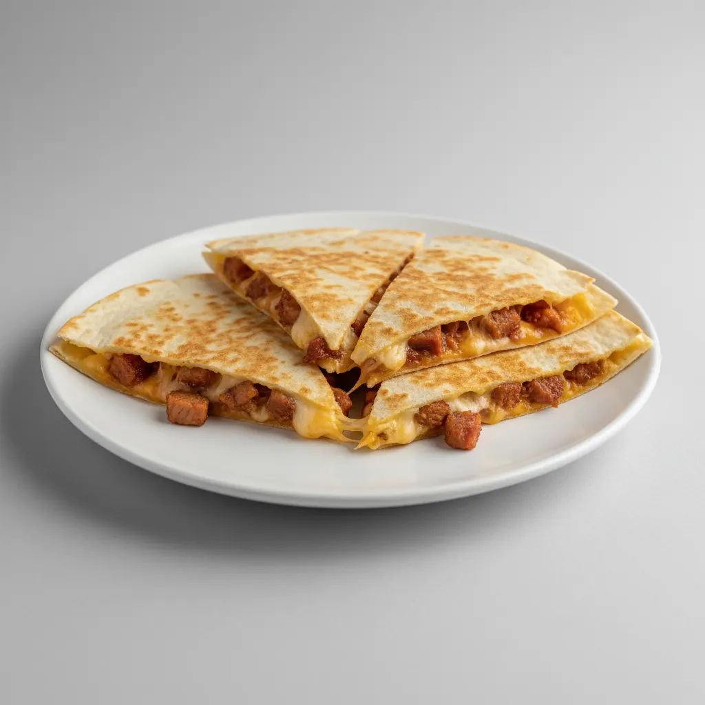 Marinated Pork Quesadilla