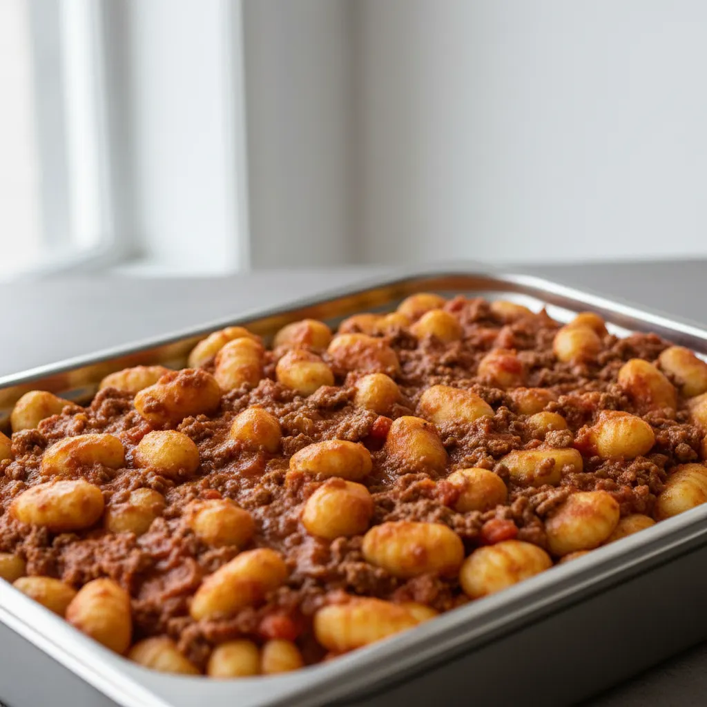 Gluten-free Gnocchi Alla Bolognese - Full Tray Gluten-free Gnocchi Alla Bolognese - Full Tray
