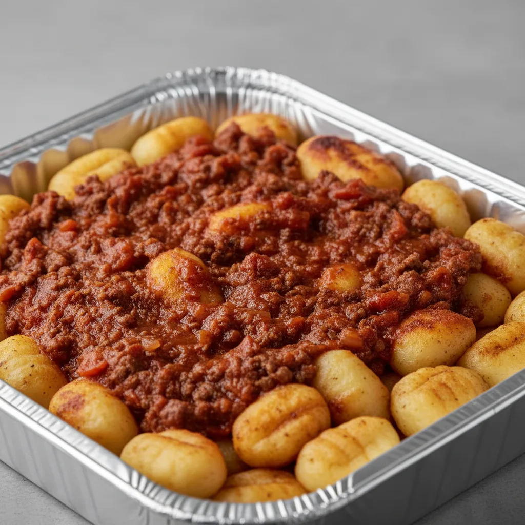 Gluten-free Gnocchi Alla Bolognese - Half Tray Gluten-free Gnocchi Alla Bolognese - Half Tray