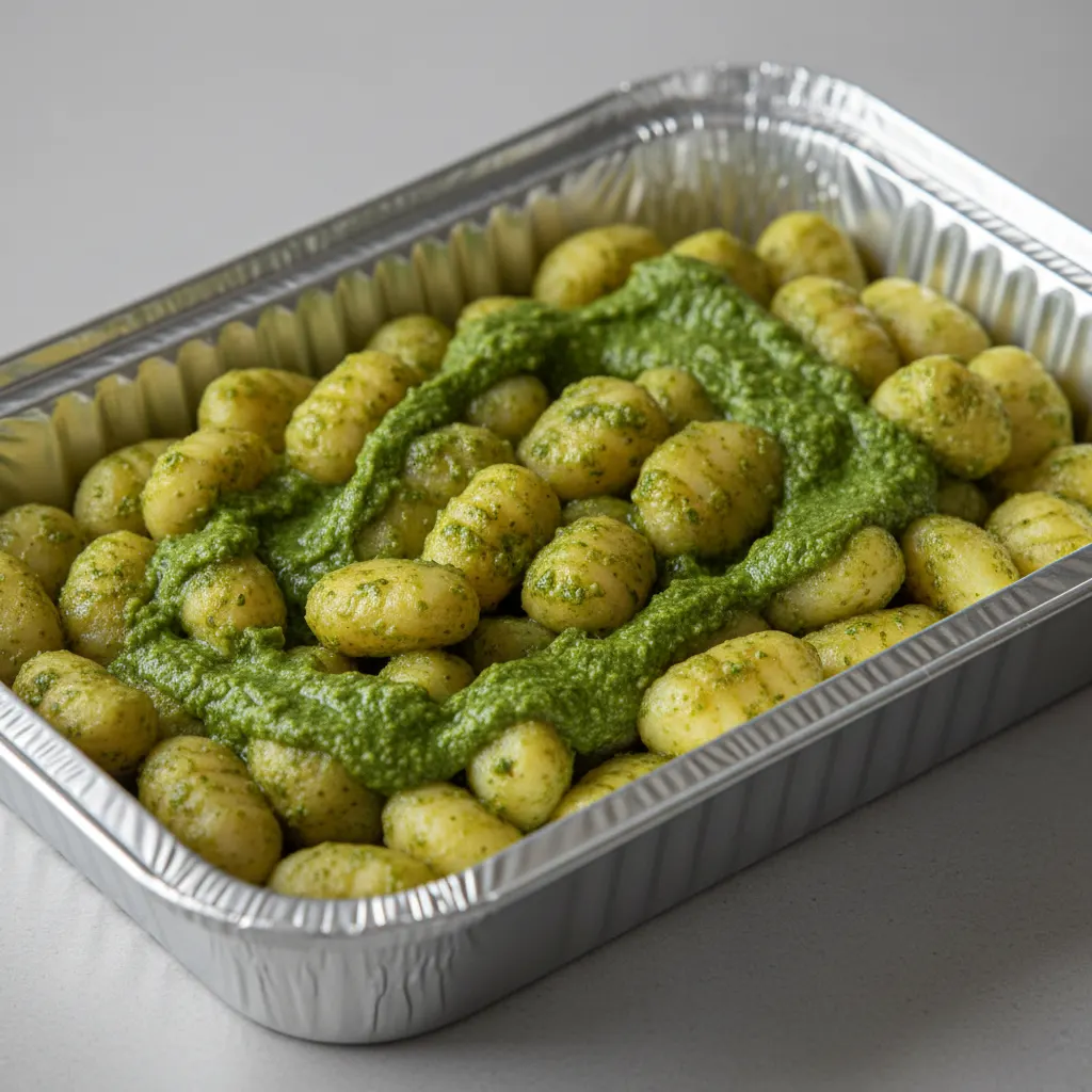 Gluten-free Gnocchi Al Pesto - Half Tray Gluten-free Gnocchi Al Pesto - Half Tray