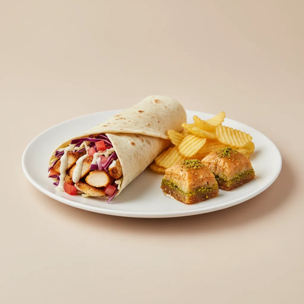 Chicken Shawarma Sandwich - Wrap Chicken Shawarma Sandwich - Wrap