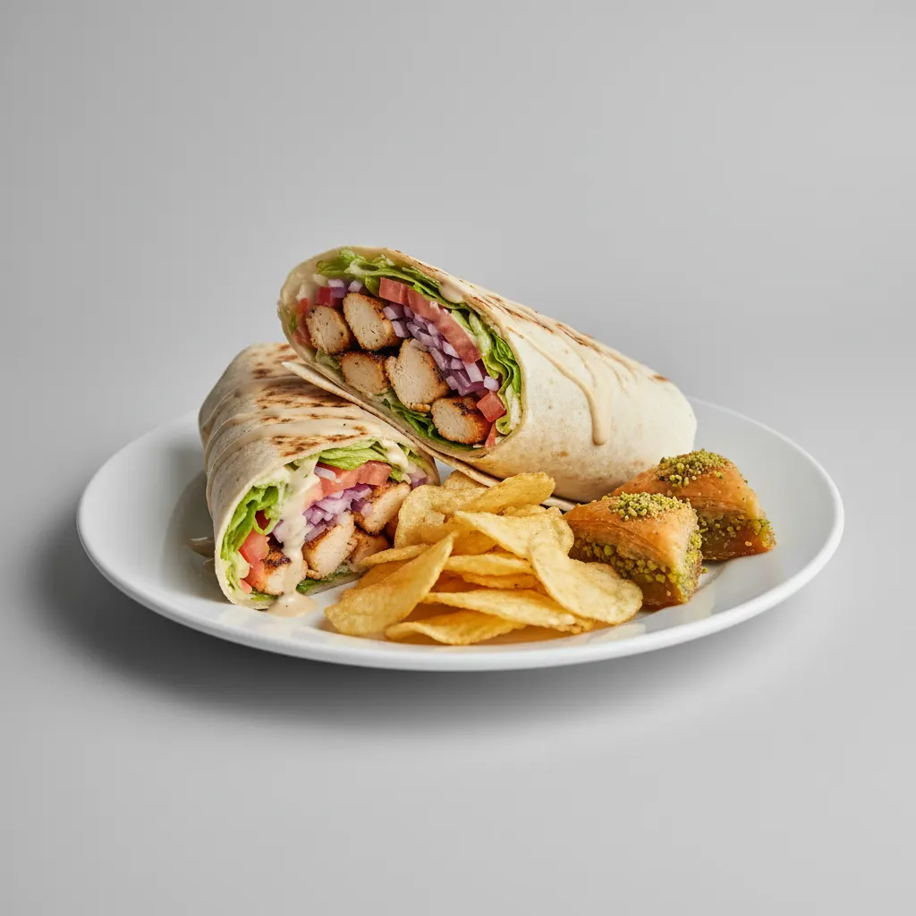 Chicken Kabob Sandwich - Wrap Chicken Kabob Sandwich - Wrap