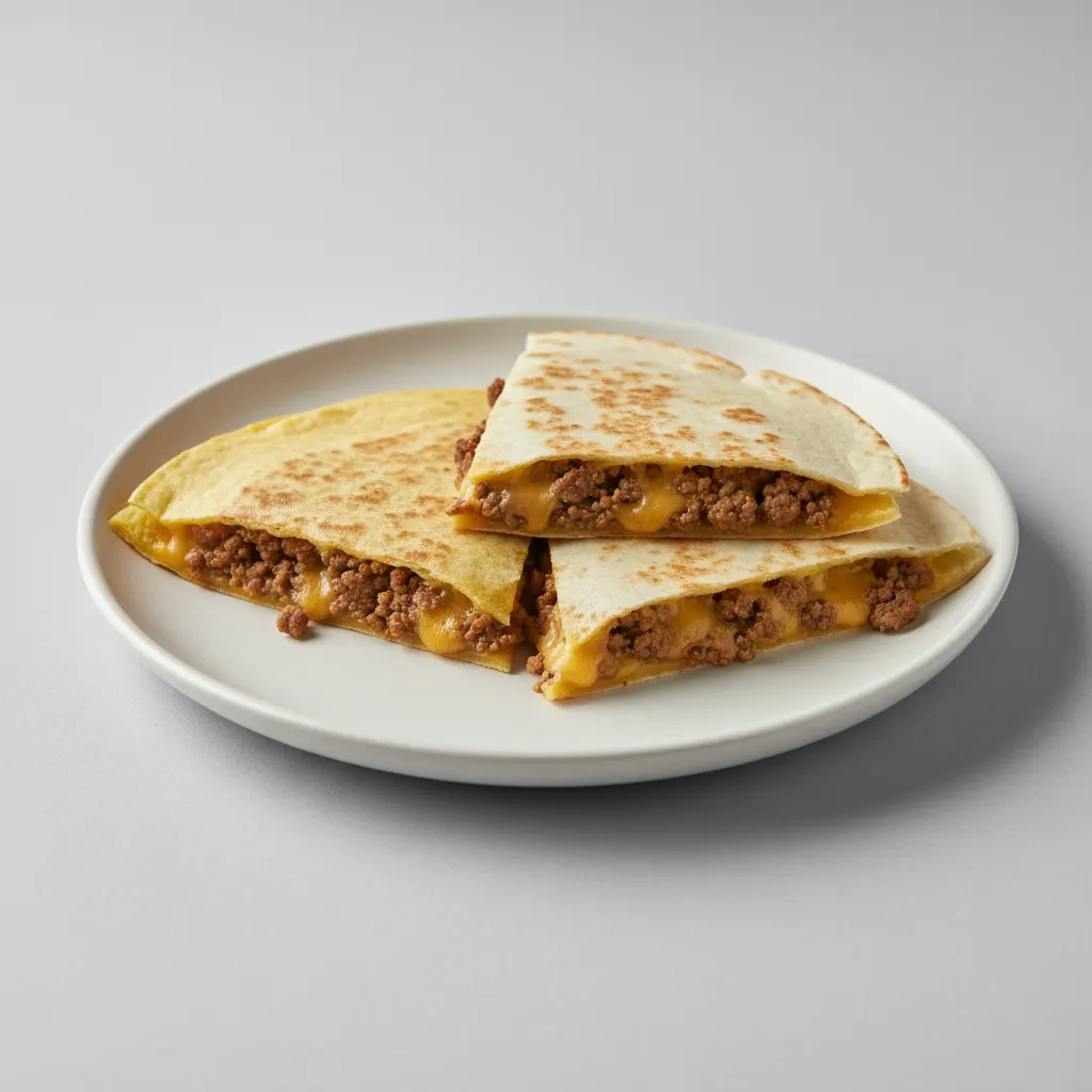 Quesadillas - Ground Beef (mixed Tortillas) Quesadillas - Ground Beef (mixed Tortillas)