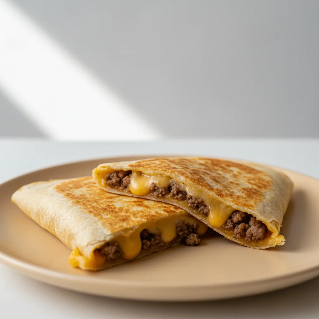 Quesadillas - Cheese & Ground Beef (flour Tortillas) Quesadillas - Cheese & Ground Beef (flour Tortillas)