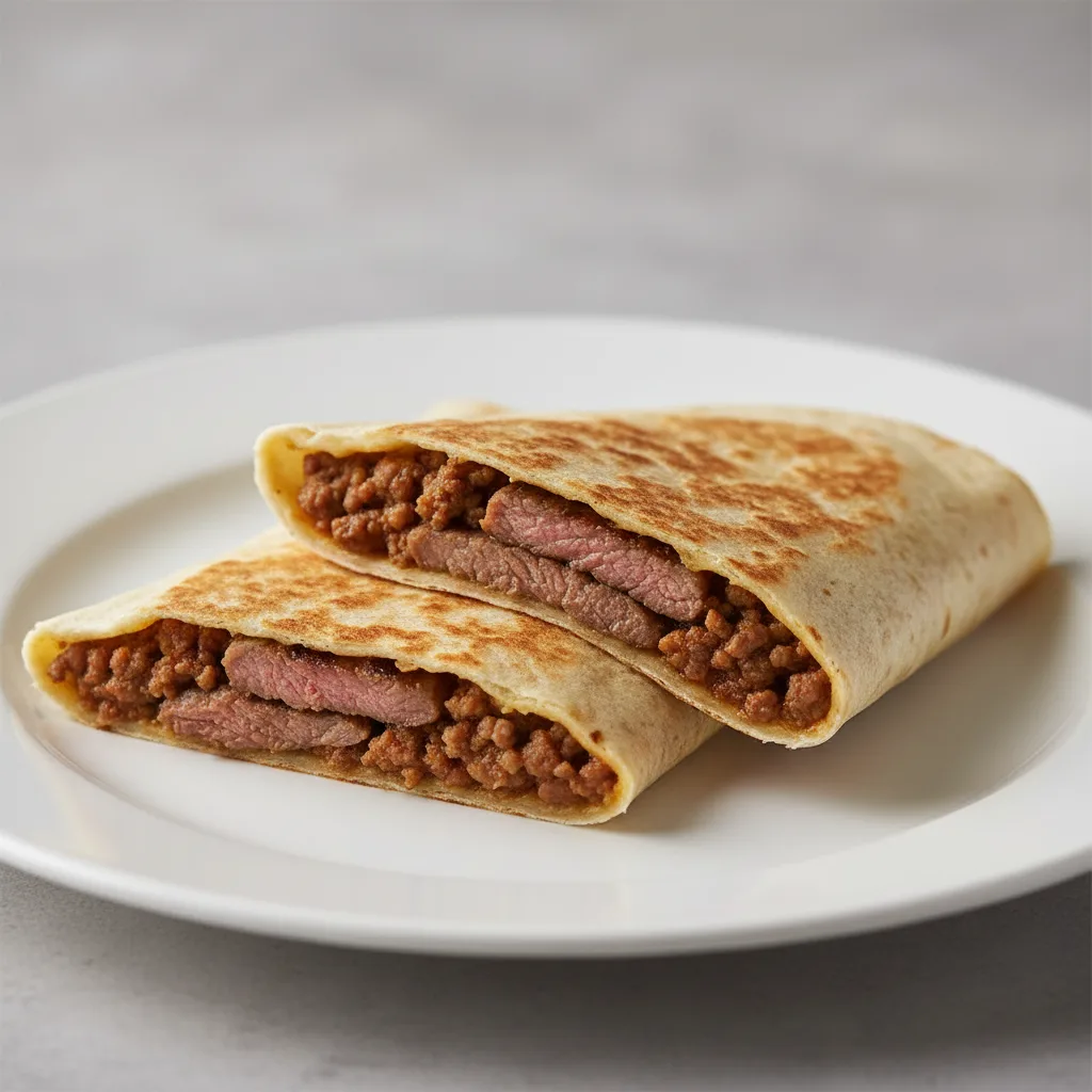 Quesadillas - Ground Beef & Steak (flour Tortillas) Quesadillas - Ground Beef & Steak (flour Tortillas)