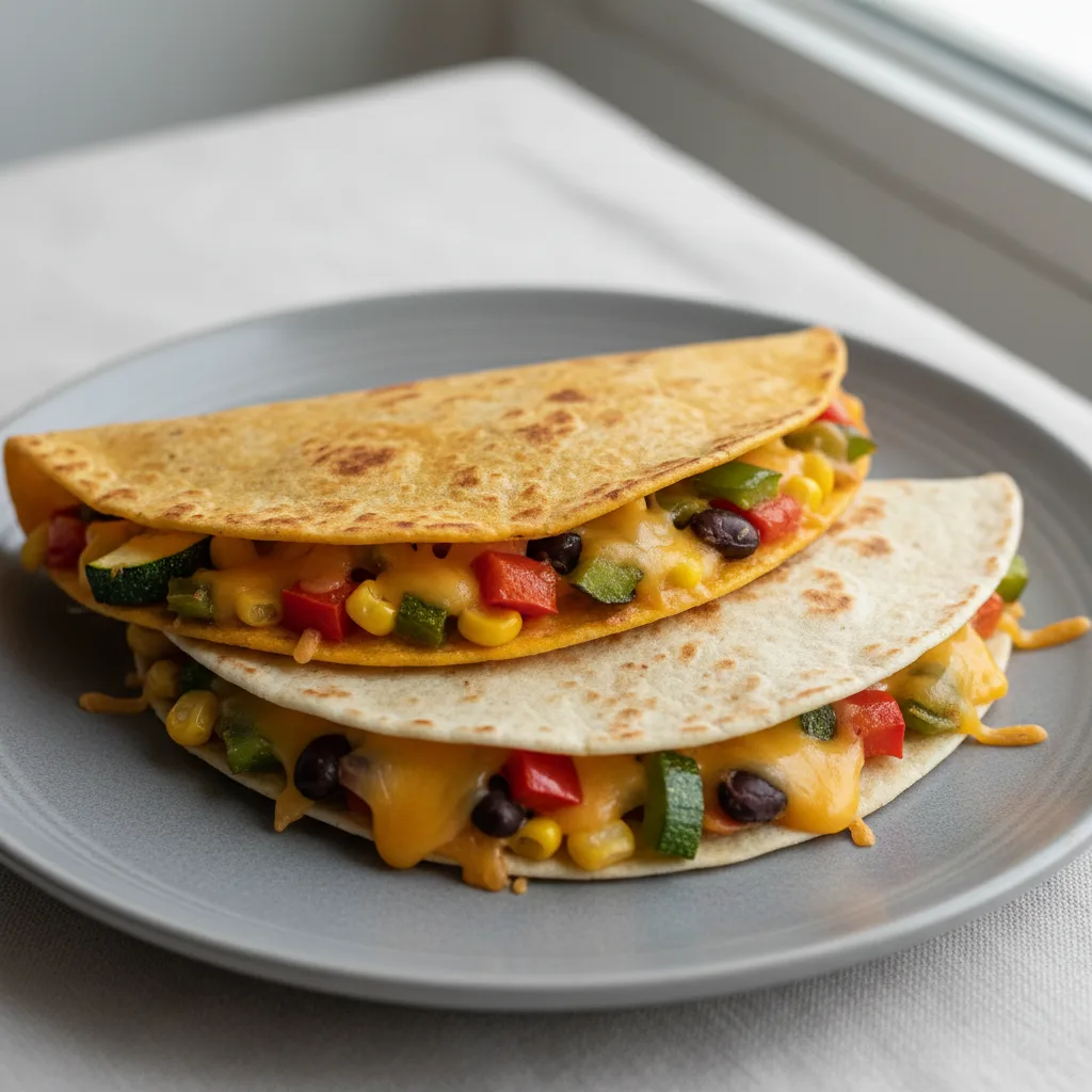 Quesadillas - Cheese & Veggie (mixed Tortillas) Quesadillas - Cheese & Veggie (mixed Tortillas)