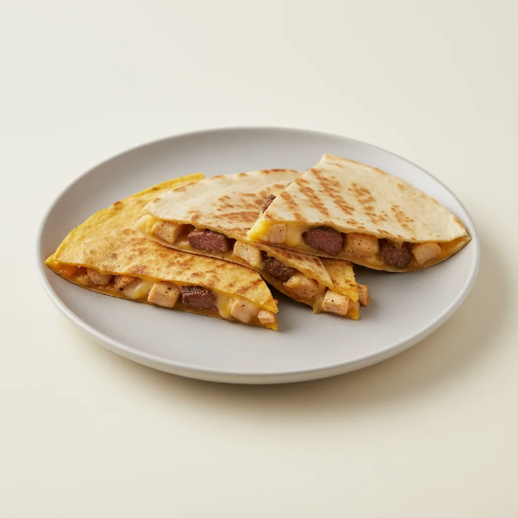 Quesadillas - Chicken & Steak (mixed Tortillas) Quesadillas - Chicken & Steak (mixed Tortillas)
