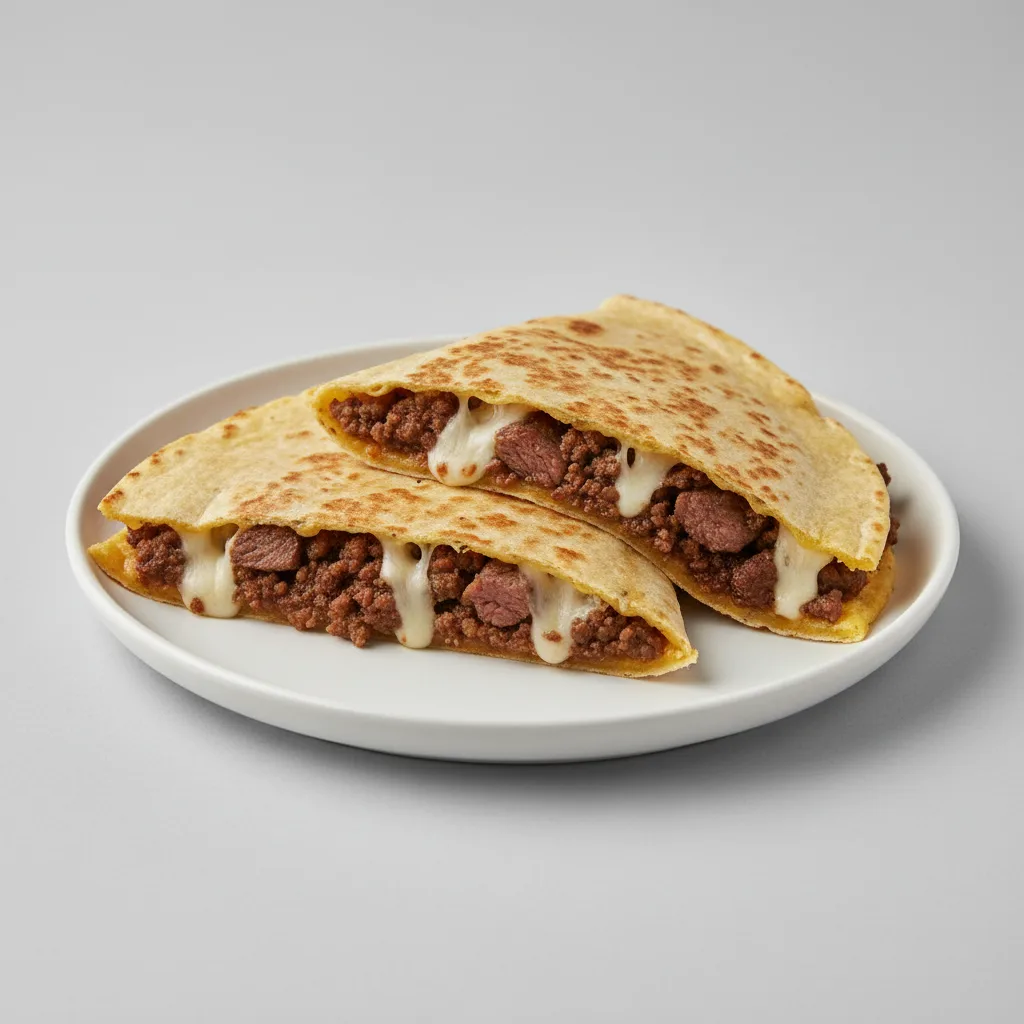 Quesadillas - Ground Beef & Steak (mixed Tortillas) Quesadillas - Ground Beef & Steak (mixed Tortillas)