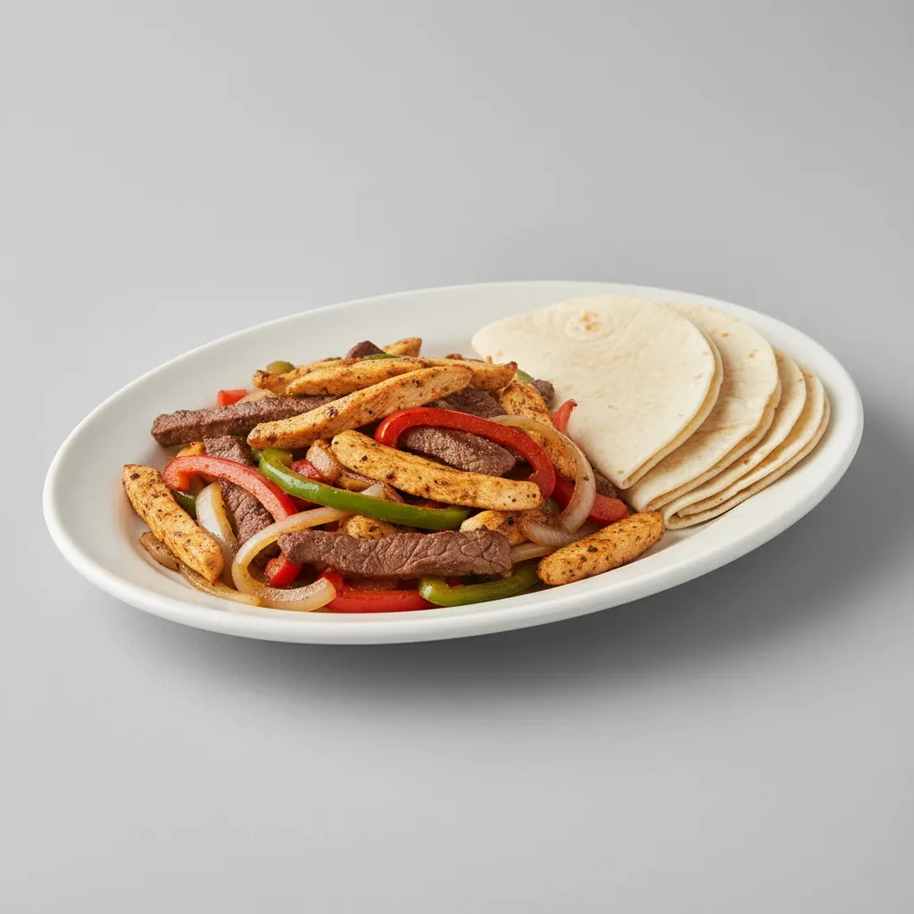 Fajitas - Chicken & Steak (flour Tortillas) Fajitas - Chicken & Steak (flour Tortillas)