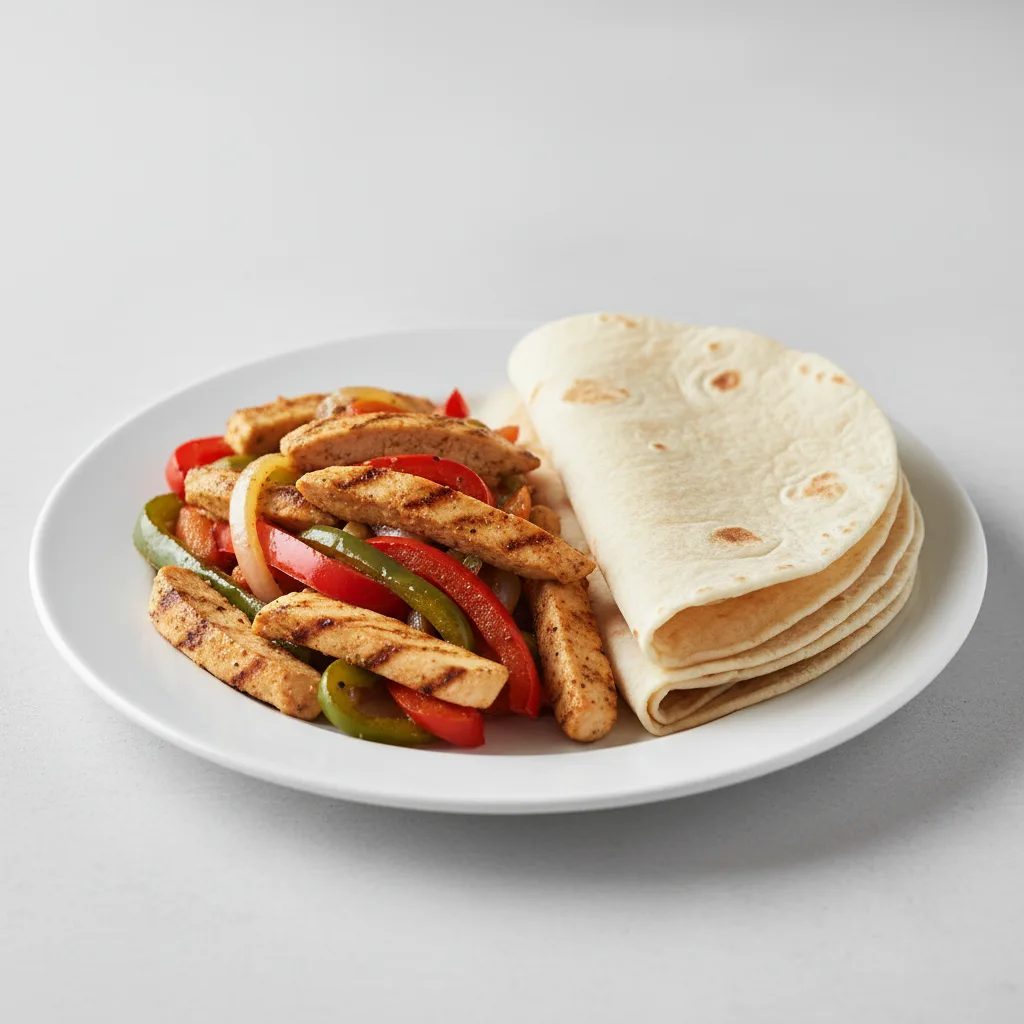 Fajitas - Chicken & Veggie (flour Tortillas) Fajitas - Chicken & Veggie (flour Tortillas)