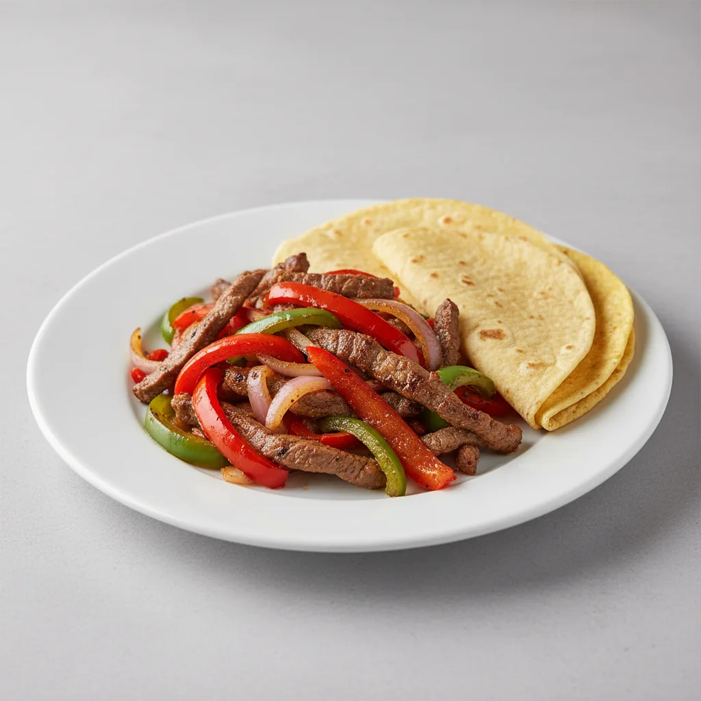 Fajitas - Steak & Veggie (mixed Tortillas) Fajitas - Steak & Veggie (mixed Tortillas)