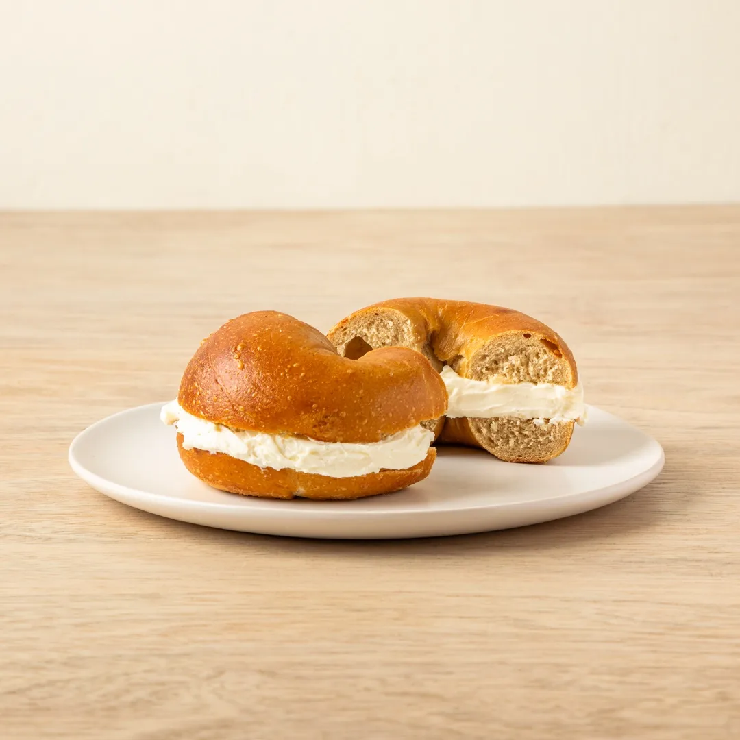 Vegan Bagel and Cream Cheese