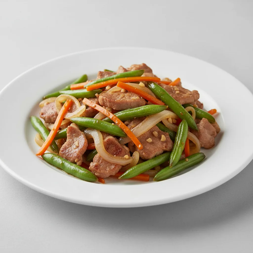 Garlic Green Bean Pork