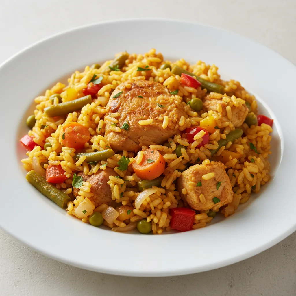Arroz con Pollo (Chicken Paella) Arroz con Pollo (Chicken Paella)