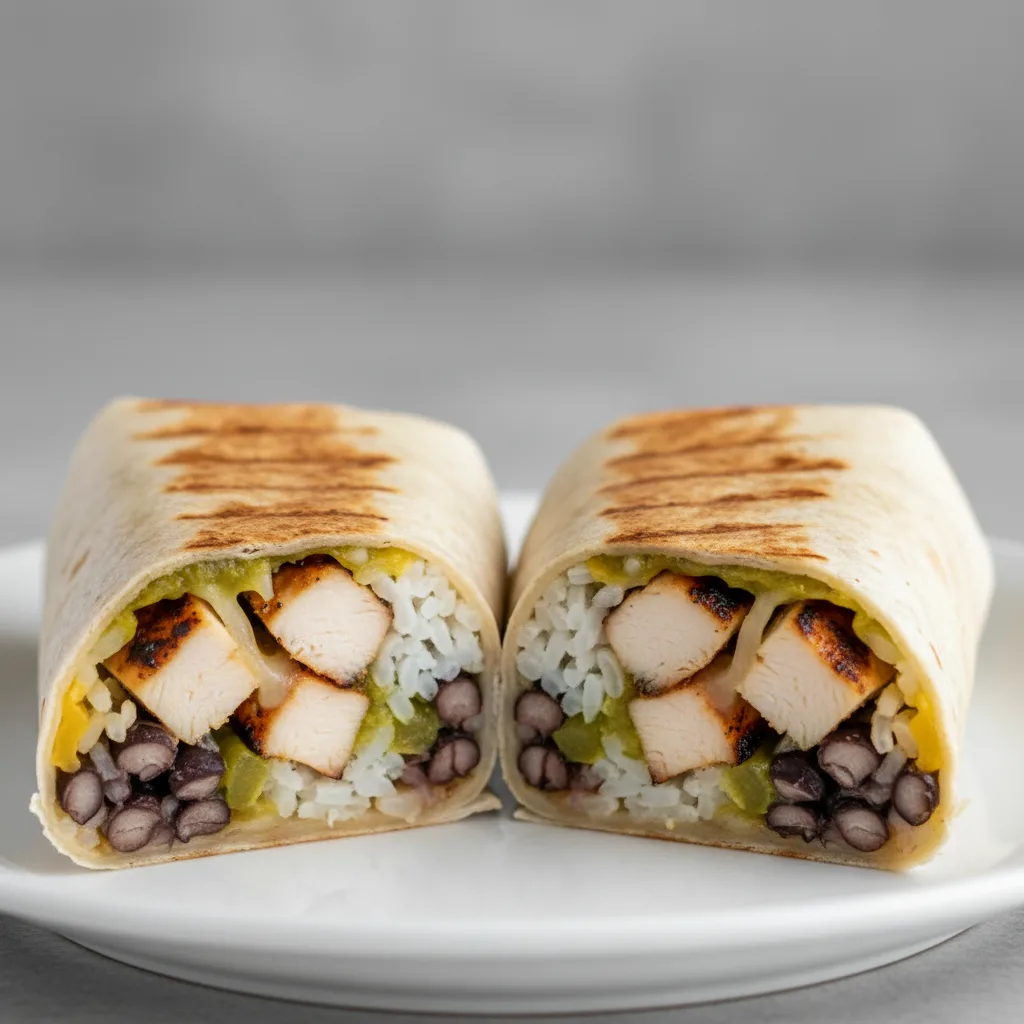 Grilled Chicken Burrito Grilled Chicken Burrito