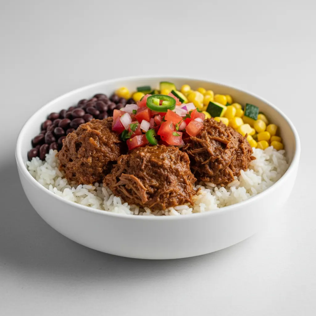 Beef Barbacoa Rice Bowl Beef Barbacoa Rice Bowl