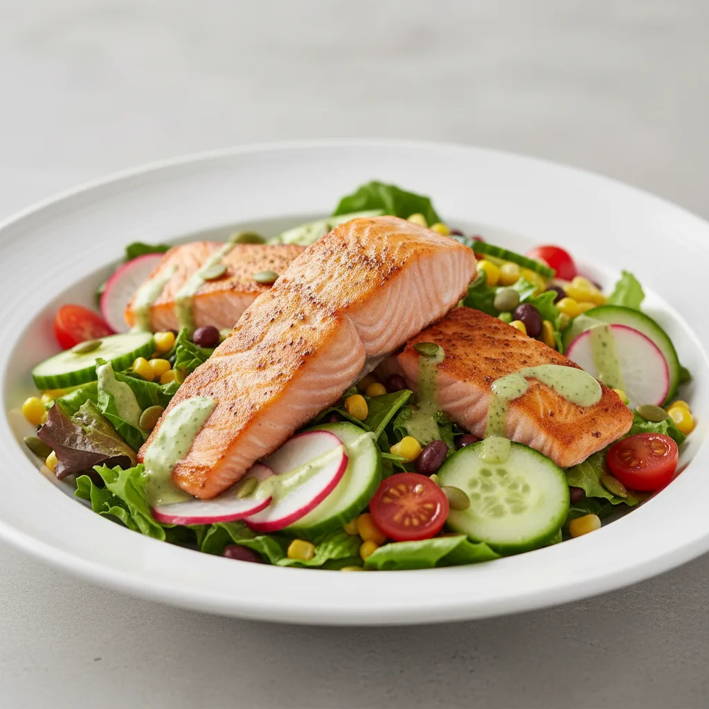 Salmon Fiesta Entree Salad Salmon Fiesta Entree Salad
