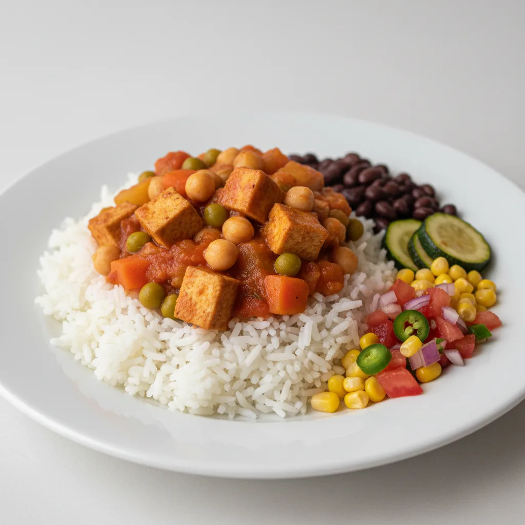 Vegan Tofu, Chickpeas & Potatoes Stew Vegan Tofu, Chickpeas & Potatoes Stew