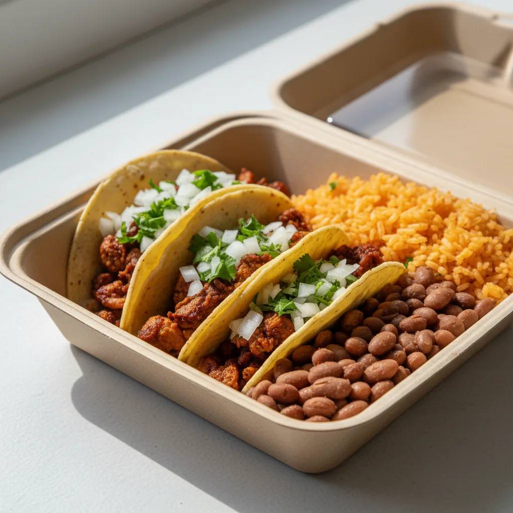 3 Taco Combo Box — Pastor