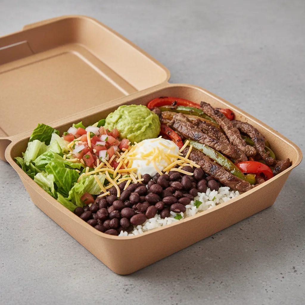 Burrito Bowl Box Combo — Asada