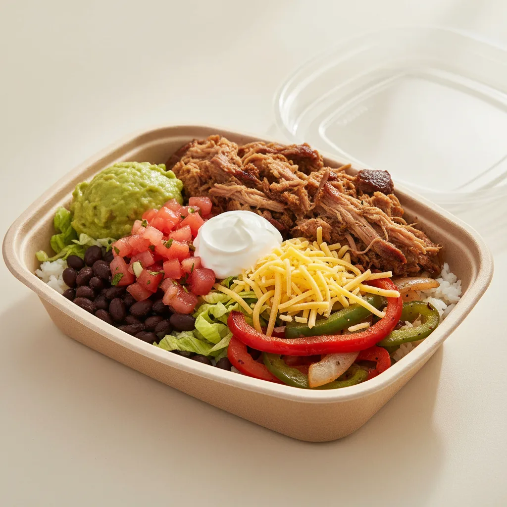 Burrito Bowl Box Combo — Carnitas