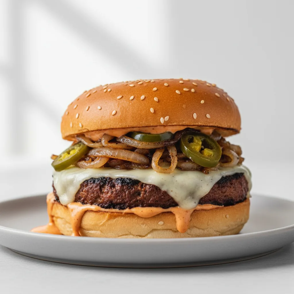 Spicy Veggie Spin Burger Burger