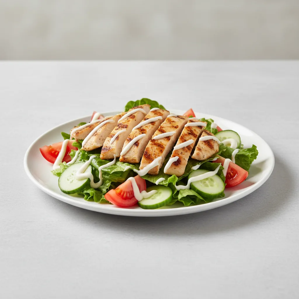 Green Salad with Grilled Chicken