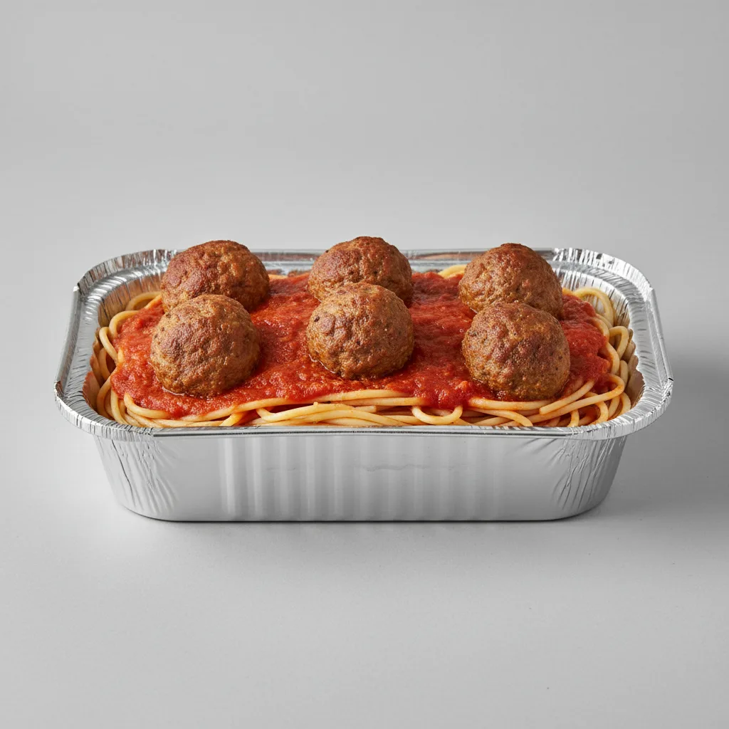 Spaghetti Tray - Meatball Spaghetti Spaghetti Tray - Meatball Spaghetti