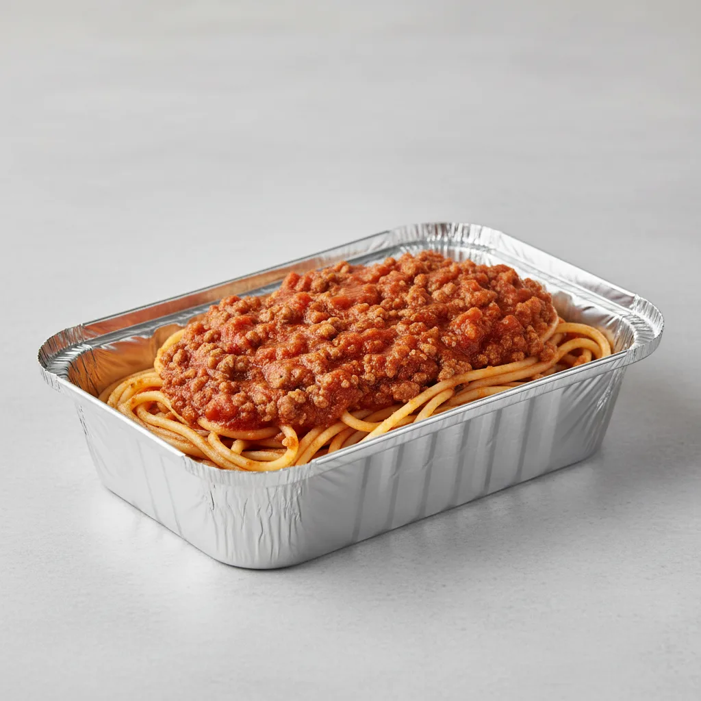 Spaghetti Tray - Spaghetti With Meat Sauce Spaghetti Tray - Spaghetti With Meat Sauce
