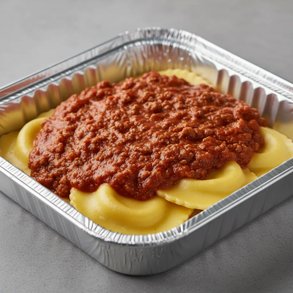 Ravioli Tray - Meat Sauce Ravioli Tray - Meat Sauce