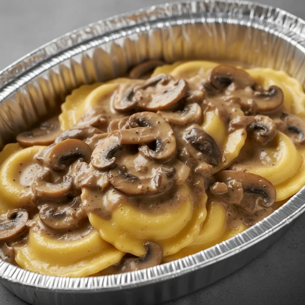Ravioli Tray - Mushroom Sauce Ravioli Tray - Mushroom Sauce