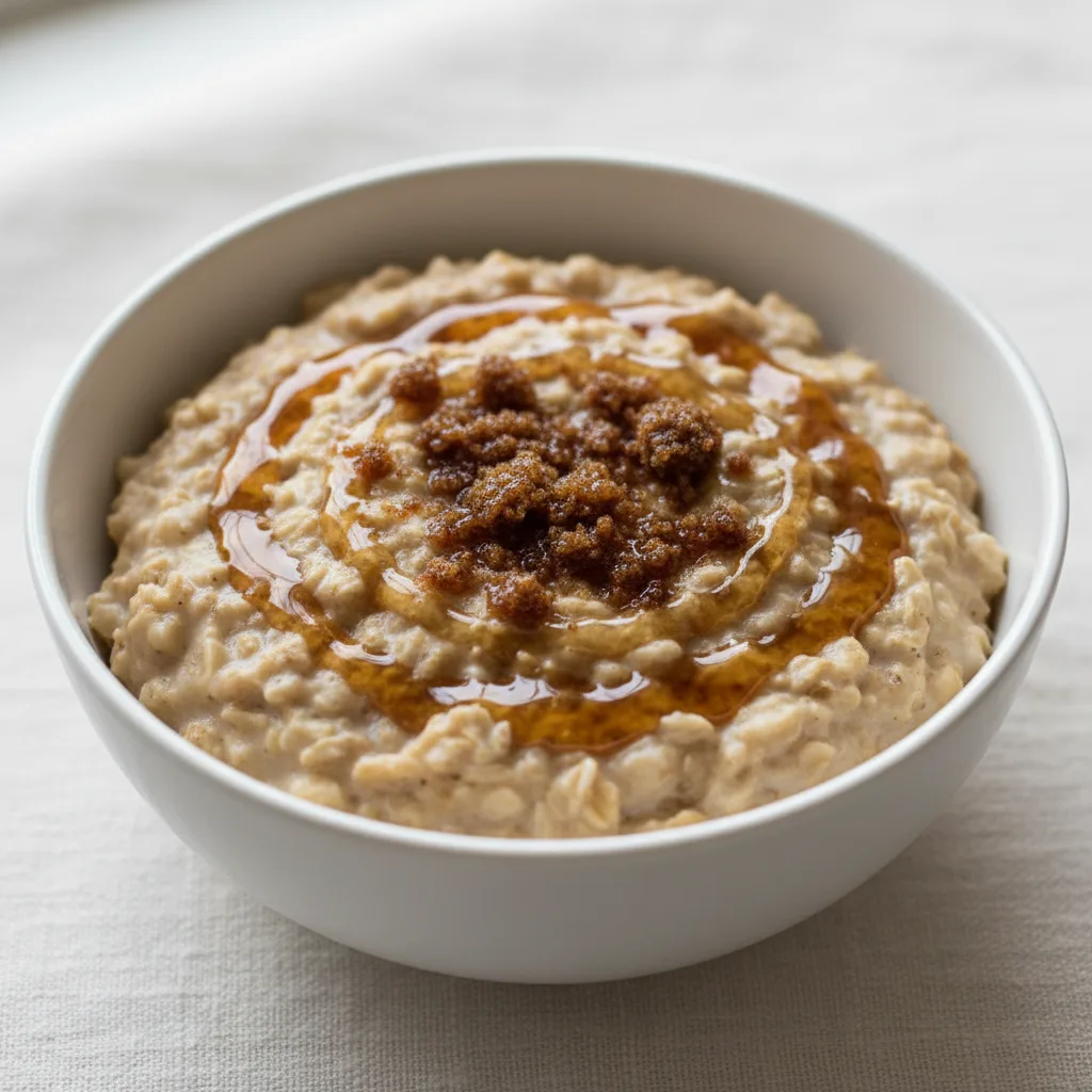 Maple Syrup and Brown Sugar Oatmeal Bowl Maple Syrup and Brown Sugar Oatmeal Bowl