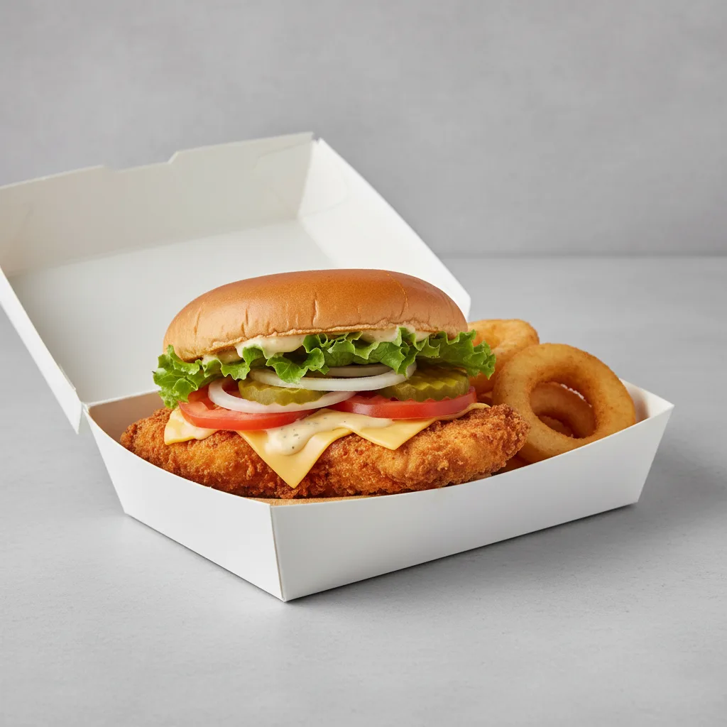 B'igi Crispy Chicken Box - Onion Rings B'igi Crispy Chicken Box - Onion Rings