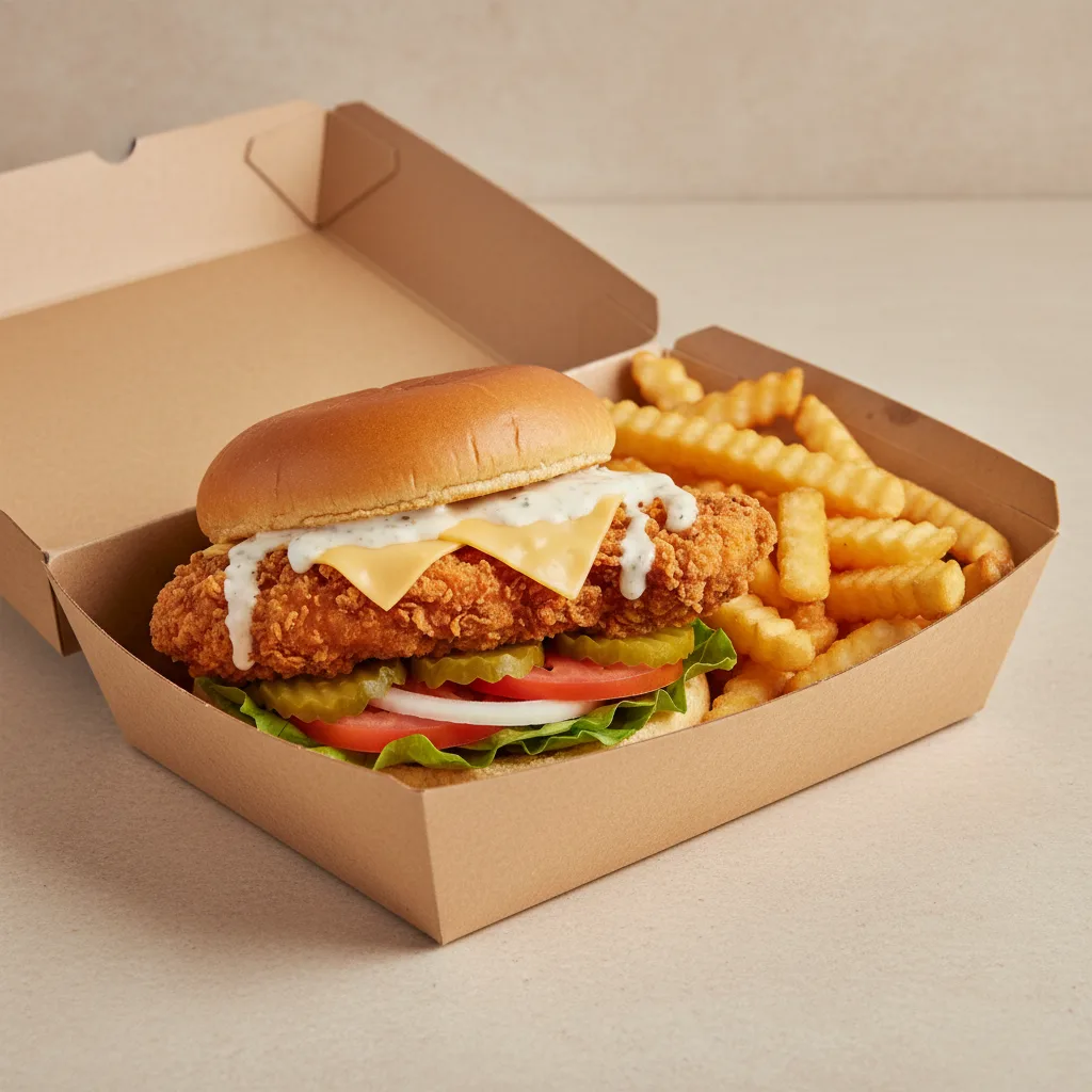 B'igi Crispy Chicken Box - Gluten Free Buns - Fried B'igi Crispy Chicken Box - Gluten Free Buns - Fried