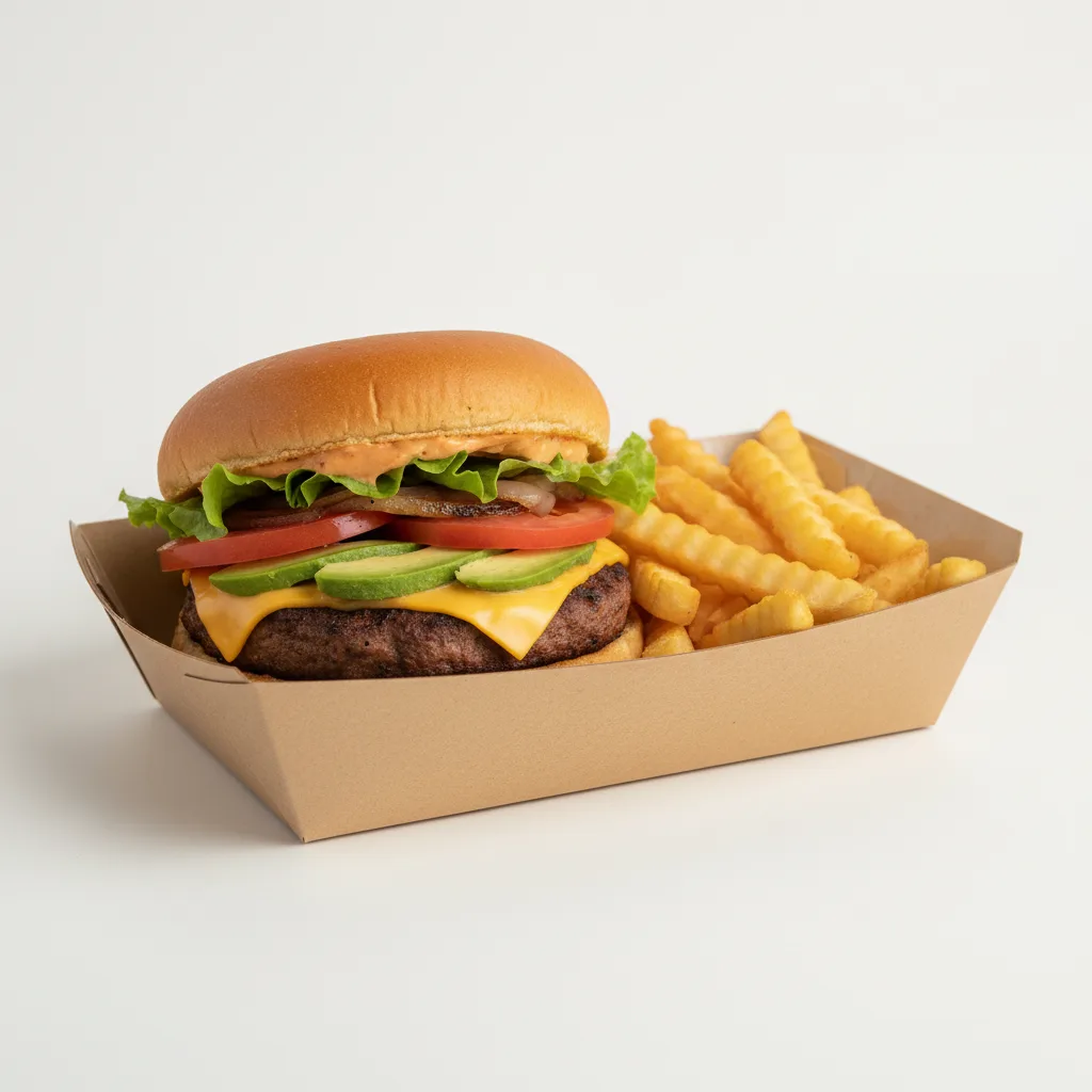 B'igi Garden Burger Box - Gluten Free Bun - Fries B'igi Garden Burger Box - Gluten Free Bun - Fries
