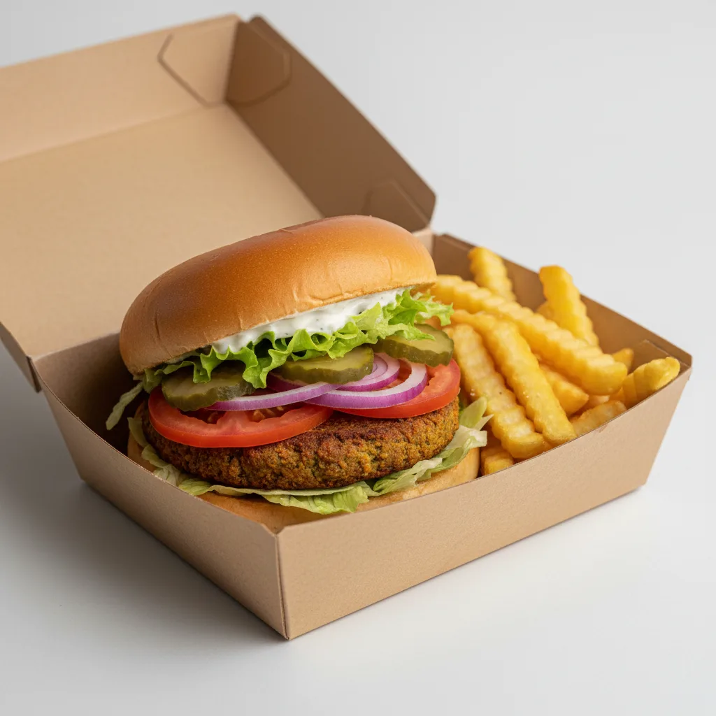 B'igi Falafel Burger Box - Fries B'igi Falafel Burger Box - Fries