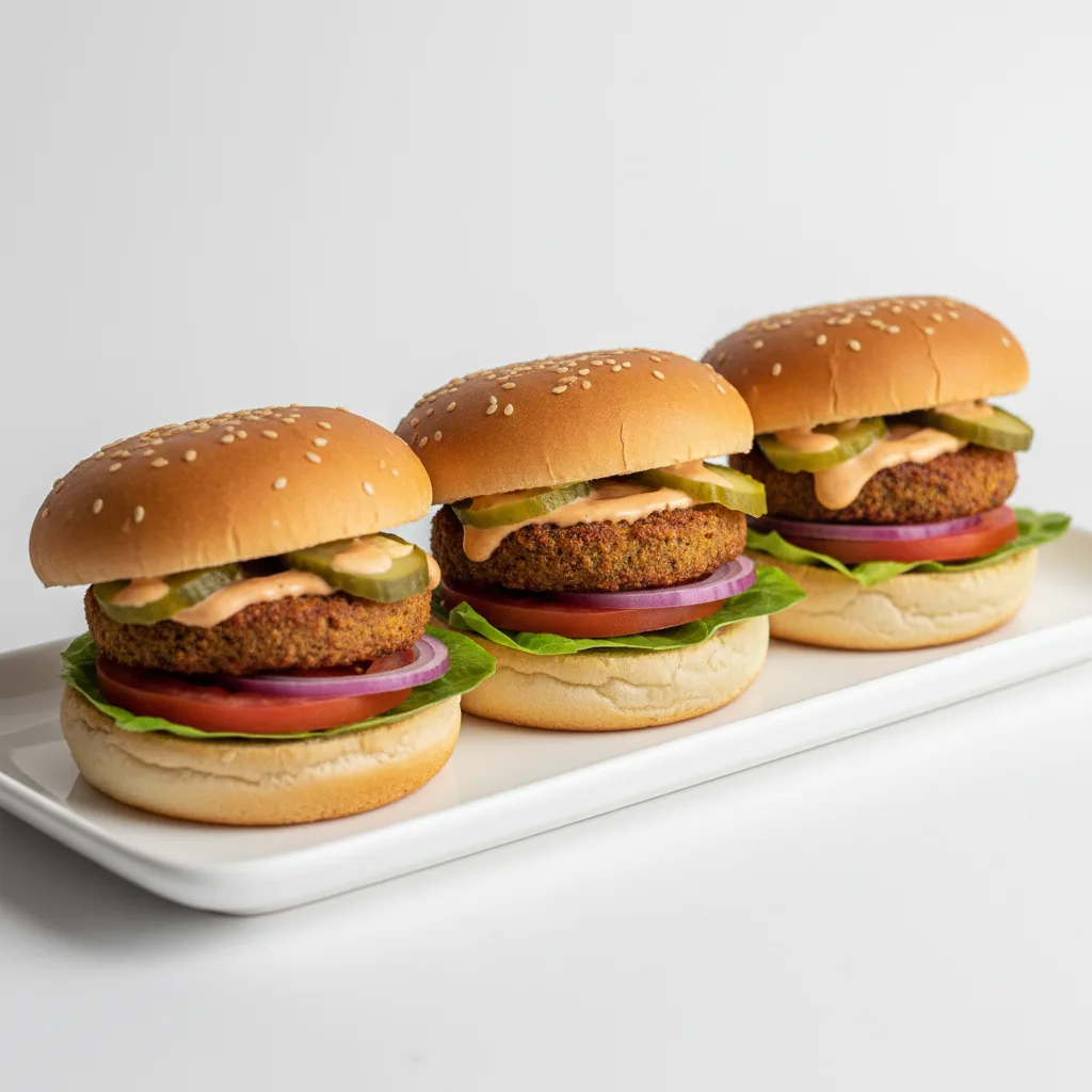 Mini Burgers - Falafel Burger Mini Burgers - Falafel Burger