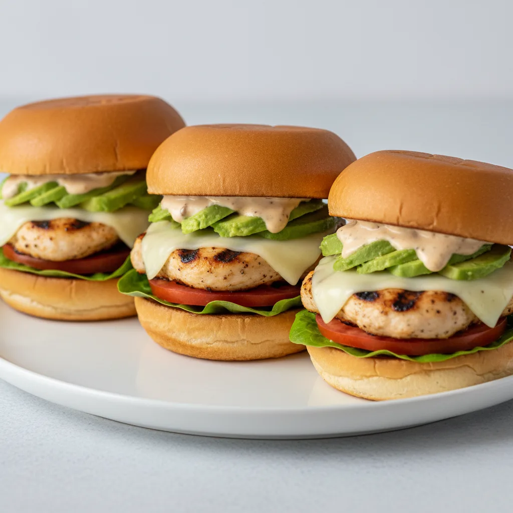 Mini Burgers - Grilled Chicken Burger Mini Burgers - Grilled Chicken Burger