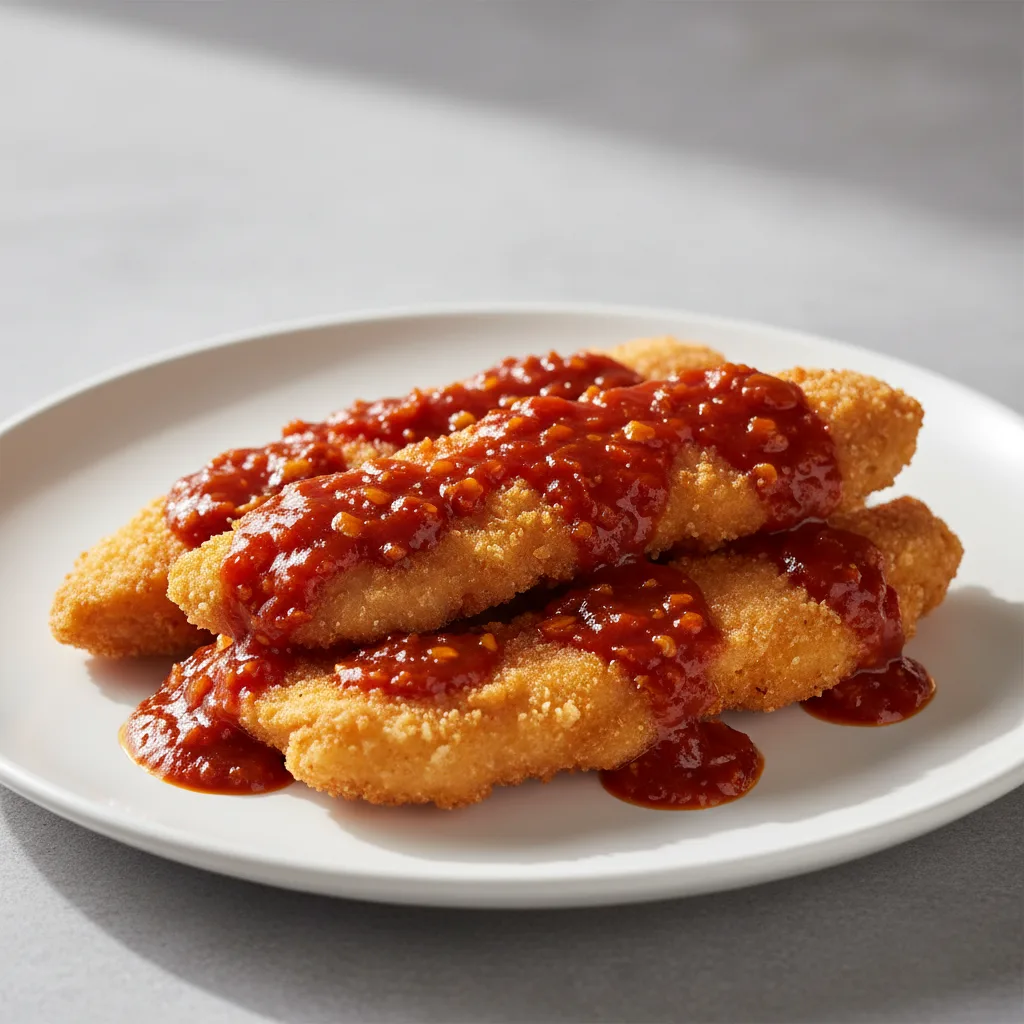 Chicken Strips - Red Chili Garlic Sauce Chicken Strips - Red Chili Garlic Sauce