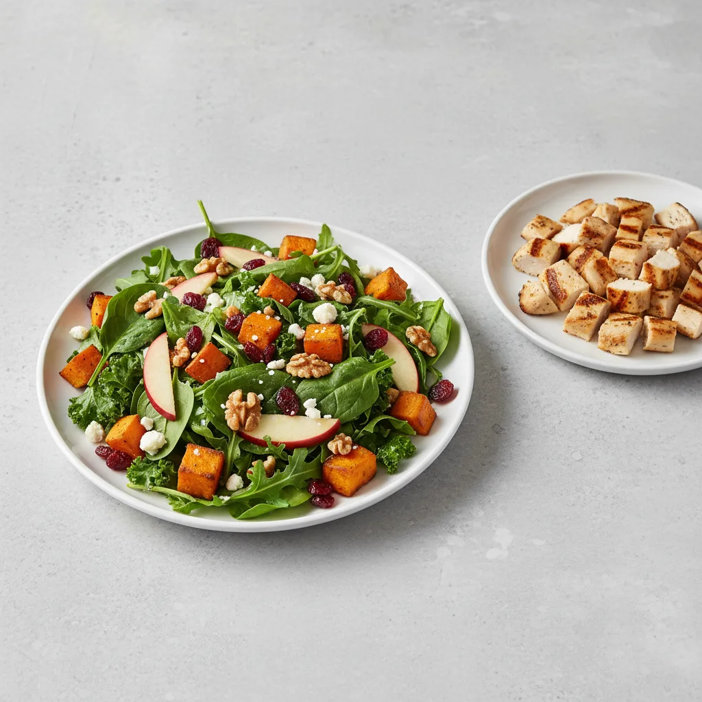 Harvest Salad - Chicken on Side Harvest Salad - Chicken on Side