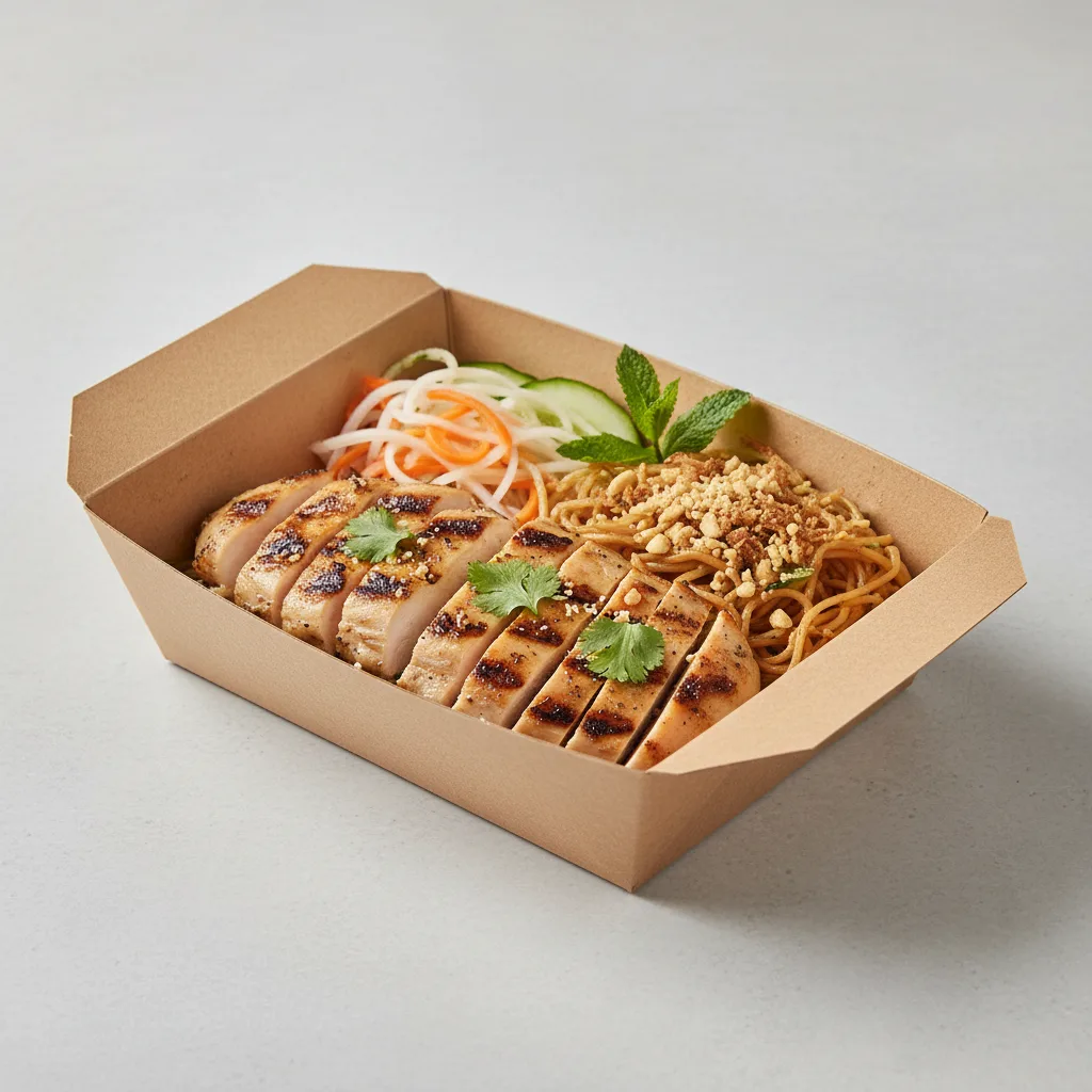 Bowl Boxed Lunch — Grilled Chicken with Noodles