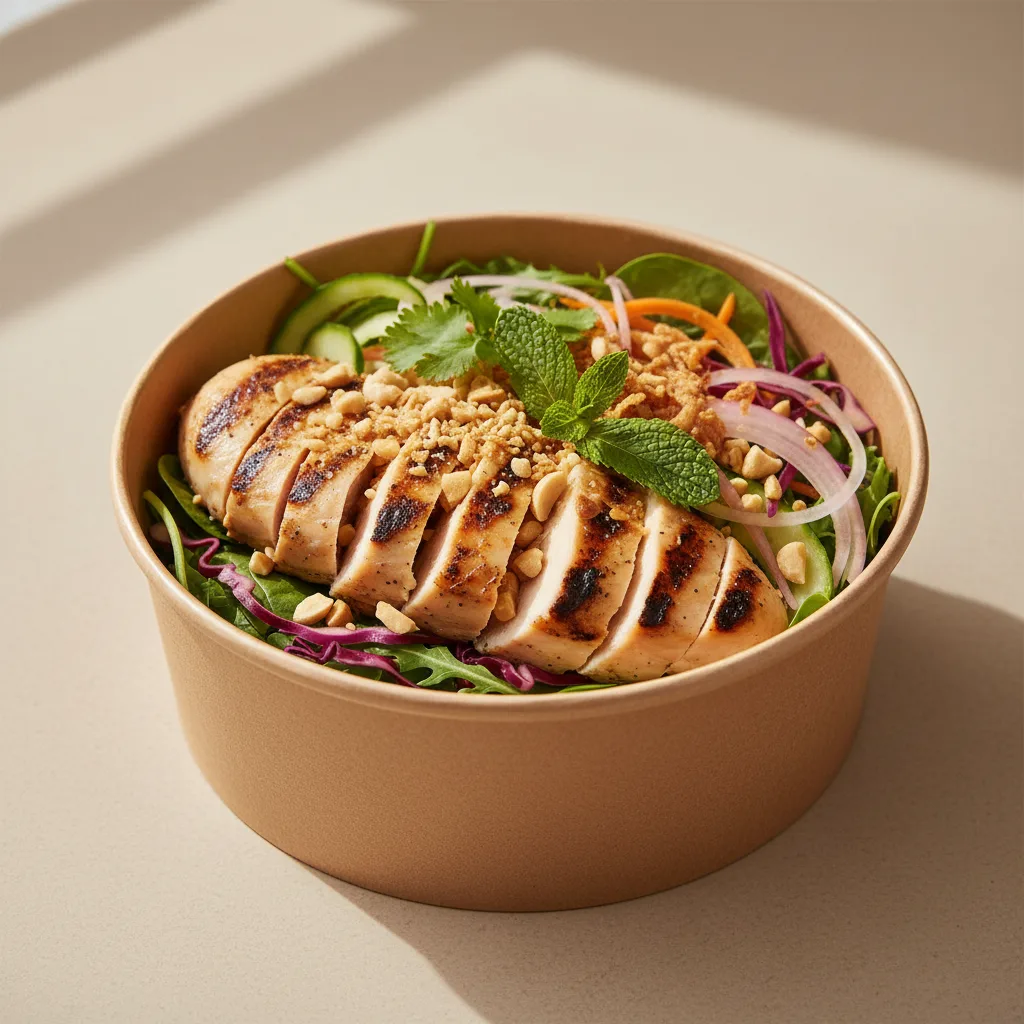 Bowl Boxed Lunch — Grilled Chicken with Salad