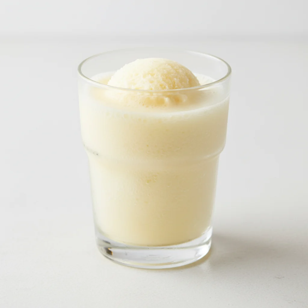 Bubbly Lemon Sorbet