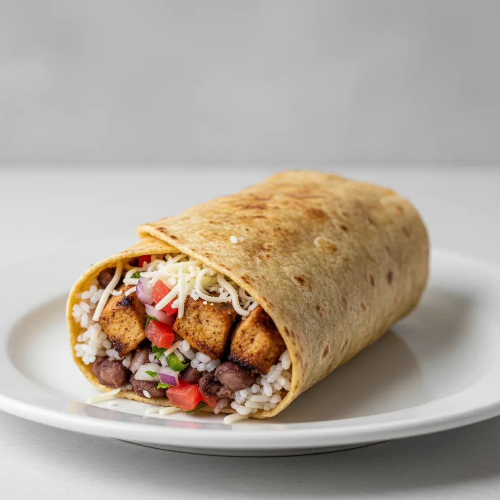 Pollo Asado Burrito - GF Tortilla
