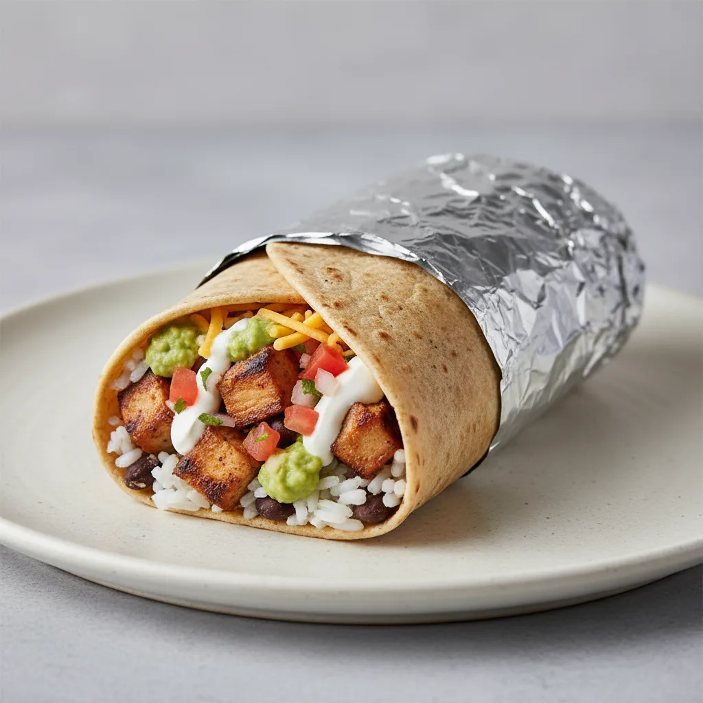 Pollo Asado Burrito - GF Tortilla, Guacamole, Sour Cream