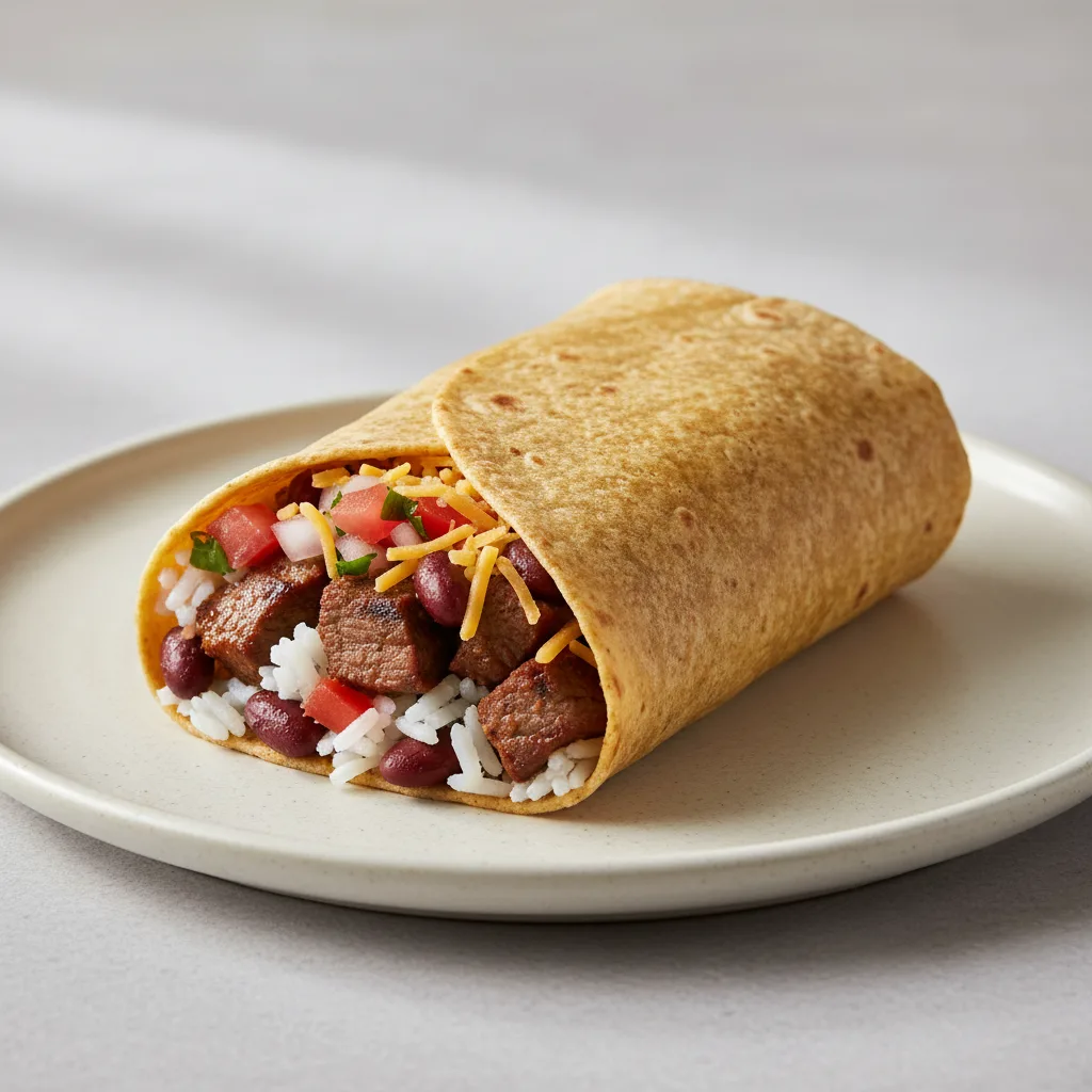 Carne Asada Burrito - GF Tortilla