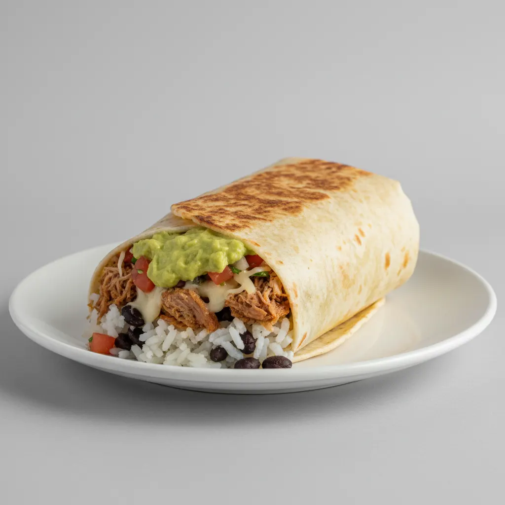 Carnitas Burrito - Guacamole