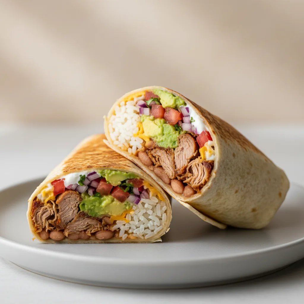 Carnitas Burrito - Guacamole, Sour Cream