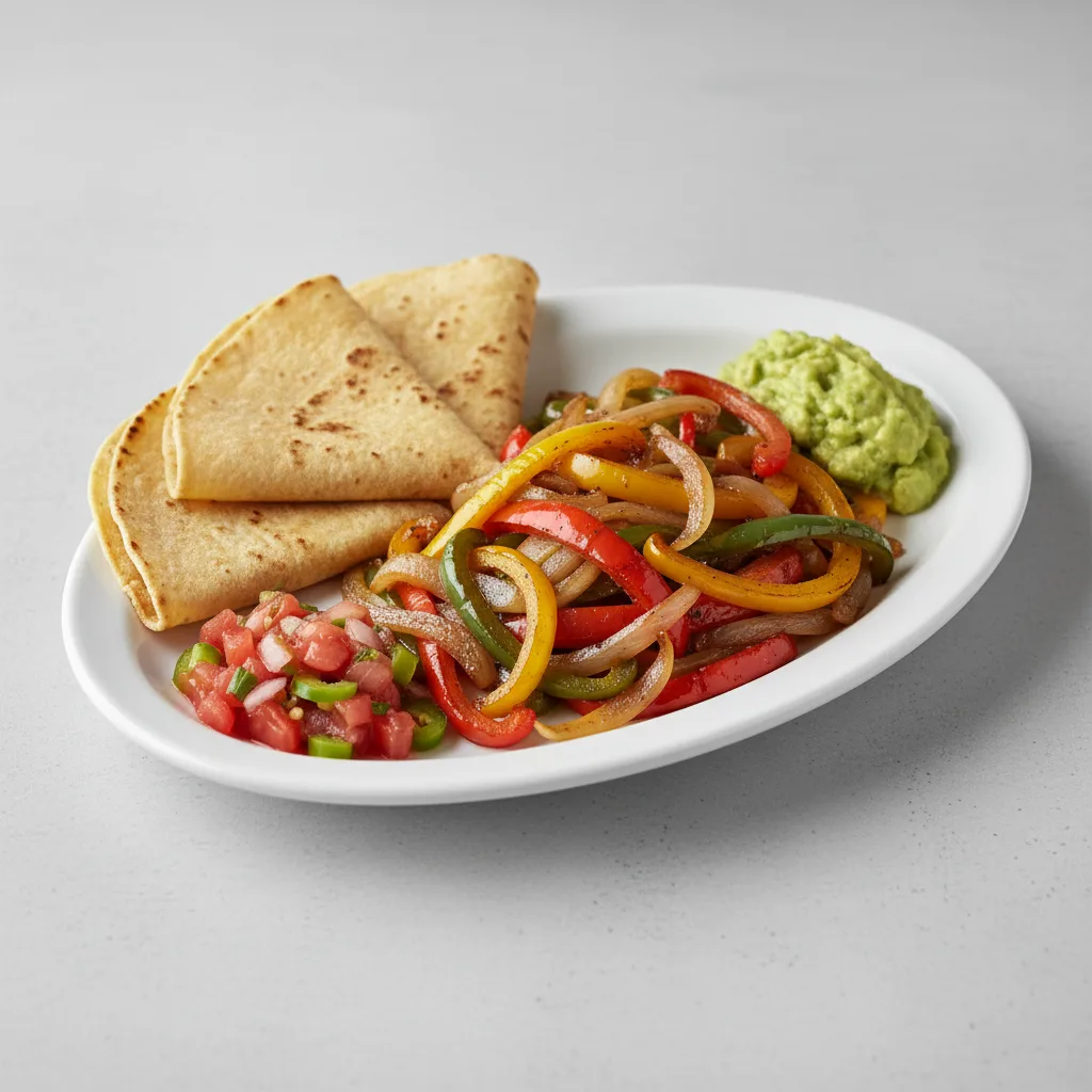 Vegetable Fajitas with Corn Tortilla